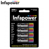 Infapower AA rechargeable B004